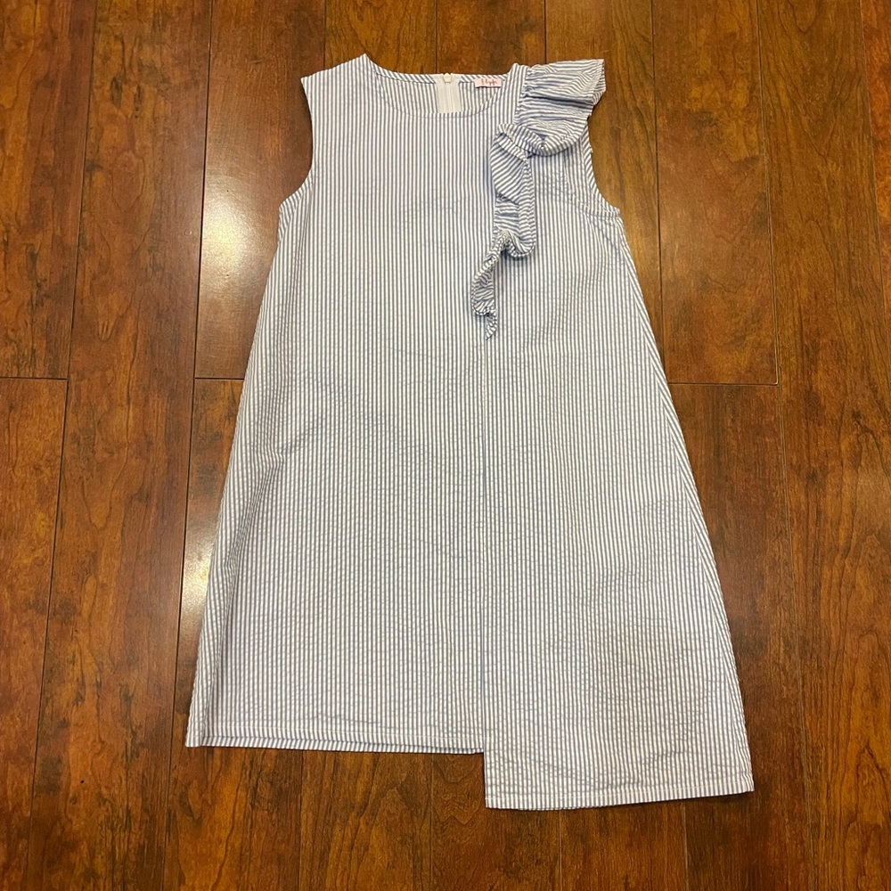 Il gufo seersucker dress